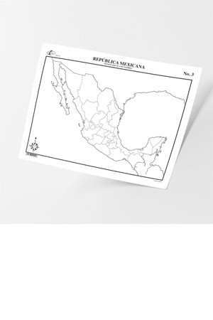 MAPA CTA REP.MEX.DIV.POL.S/NOM.C/100 RAF 919426 3 70003 CON D