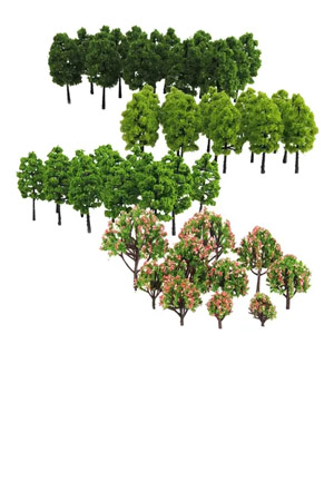 MAQUETA CLASICA ARBOLES        SURT.MERQ