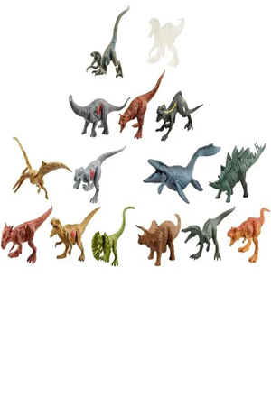 MAQUETA CLASICA DINOSAURIOS    SURT.MERQ