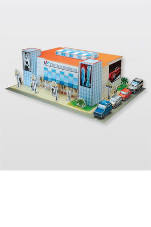 MAQUETA EDIFIC.PUBLIC.CENTRO  COMERCIAL  915879 NO.42 RAF