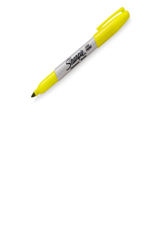 MARCADOR PERMANENT. PF SHARPIE AMARILLO