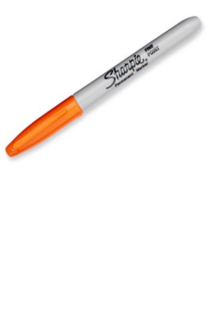 MARCADOR PERMANENT. PF SHARPIE NARANJA