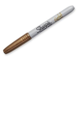 MARCADOR PERMANENT. PF SHARPIE C/12 ORO