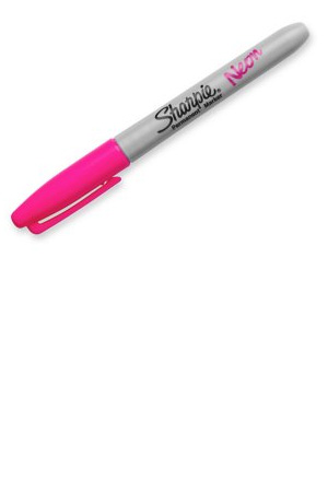 MARCADOR PERMANENT. PF SHARPIE ROSA NEON 091412 085718 ROSA N