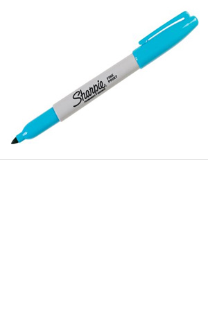 MARCADOR PERMANENT. PF SHARPIE TURQUESA