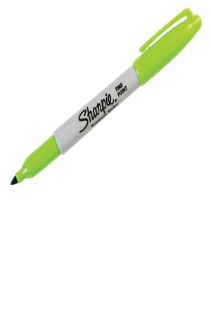 MARCADOR PERMANENT. PF SHARPIE VDE.LIMA  161206 685135 M19225