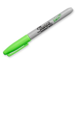 MARCADOR PERMANENT. PF SHARPIE VDE. NEON VERDE NEON
