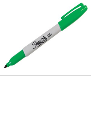 MARCADOR PERMANENT. PF SHARPIE VERDE