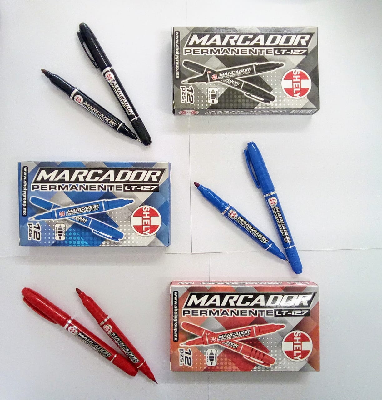 MARCADOR PERMANENT. DP AZUL        SHELY 781711 ZW-289 DOBLE