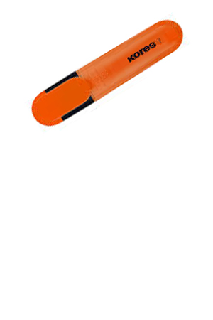 MARCATEXTO BRIGHT LINER NARANJA    KORES 046601 046618 PROD.