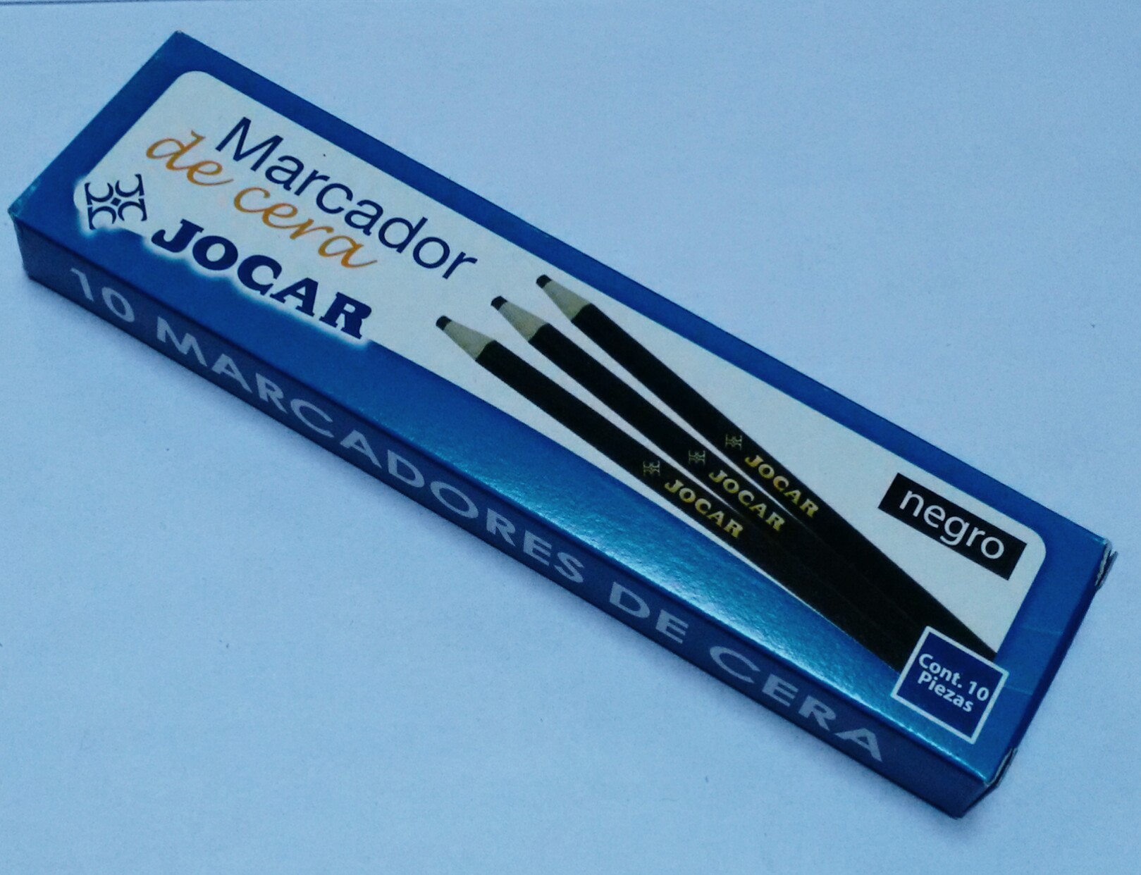 MARCADOR DE CERA JOCAR      NEGRO        939888 MC10NG