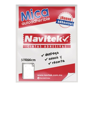 MICAS ADHESIVAS 50X66CMS NATURAL NAVITEK 500100 MOD.97