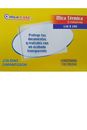 MICAS 1222 08ML 12.0X19.5 C/100  ALIAMEX