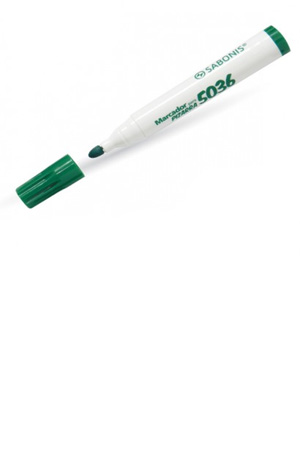 MARCADOR P/PIZARRON VDE      C/12 SABONI