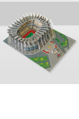 MAQUETA EDIFIC.PUBLIC.ESTADIO AZTECA RAF 915688 NO.23