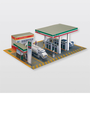MAQUETA EDIFIC.PUBLIC.GASOLINERA     RAF 915718 NO.26
