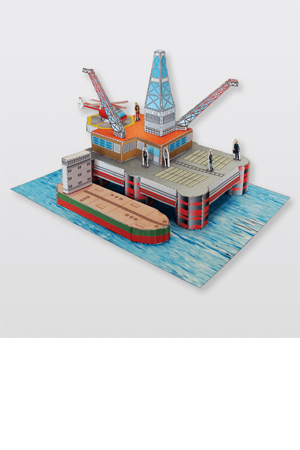 Z MAQUETA EDIFIC.PUBLIC.PLATAFORMA PETRO 915916 NO.46 RAF