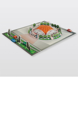 MAQUETA EDIFIC.PUBLIC.PALACIO DE LOS DEP 915695 NO.24 RAF PAL