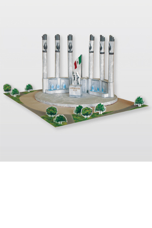 MAQUETA EDIFIC.PUBLIC.MONUMENTO NIÑOS HE 915640 NO.19 RAF MON