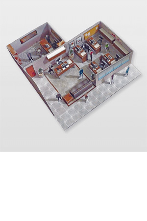 MAQUETA OFICINA               C/03   RAF 901605 3040582 OMAQ