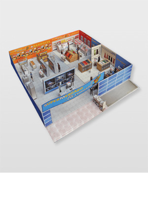 MAQUETA SUPERMERCADO          C/06   RAF SMA