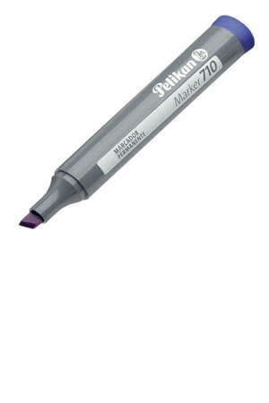MARCADOR PERMANENTE 710 AZ.PL.C/10 PELIK