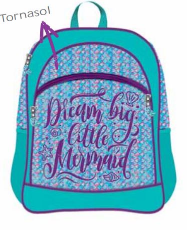 MOCHILA ESCOLAR MERMAID            U-PAK 882825 9101025507
