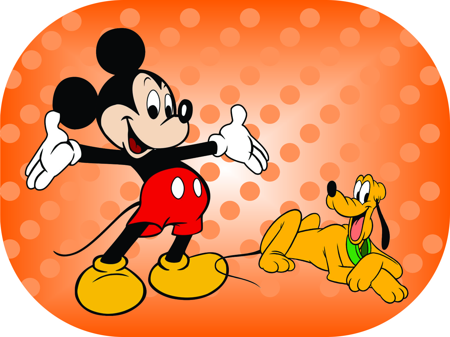 TAPETE PLAST. P/ALIMENTOS MICKEY MOUSE