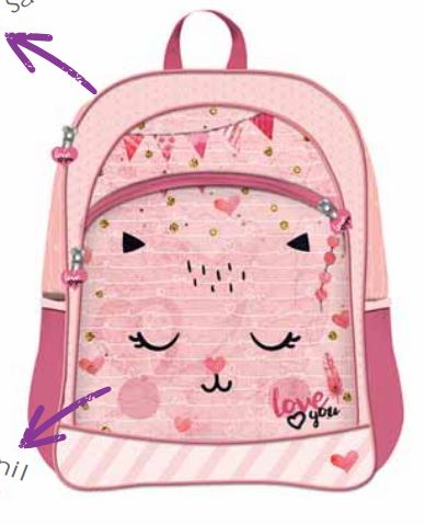 MOCHILA ESCOLAR MIMO LOVE          U-PAK 882894 9101025204
