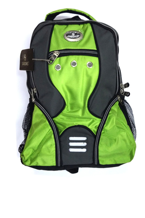 MOCHILA ESCOLAR MU003  VDE/GRIS  SABONIS 110256 (VERDE/GRIS)