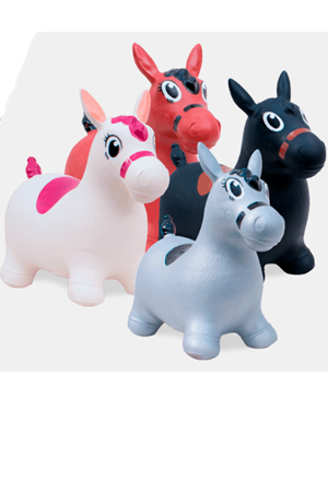 PELOTA MONTABLE TIPO CABALLO      PAYASO 737117 737087 787271