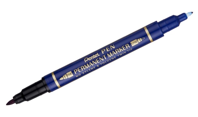 MARCADOR PERMANENT. DP AZUL       PENTEL
