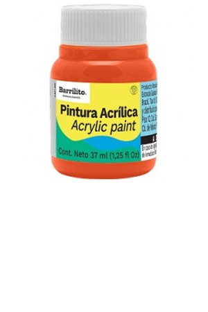 PINTURA ACRILICA  37ML NARANJA   BARRILI