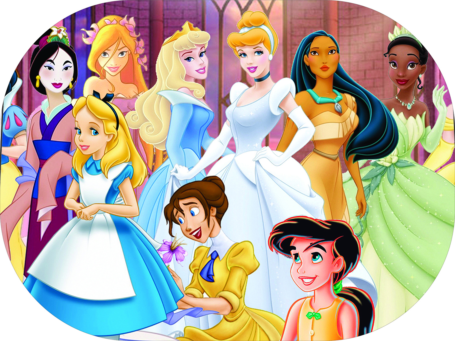 TAPETE PLAST. P/ALIMENTOS PRINCESAS
