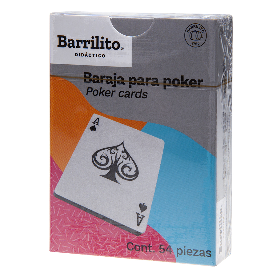BARAJA POKER              NP54 BARRILITO 925217