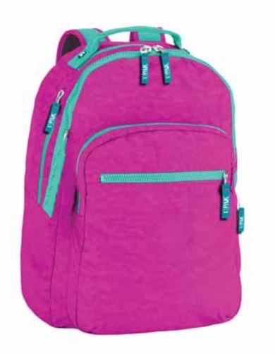 MOCHILA ESCOLAR NEON PINK   840894 U-PAK 6101035403