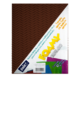 FOMI CARTA CAFE     ONDULADO  C/10 SAIRA 141237 10 20.5X27CM