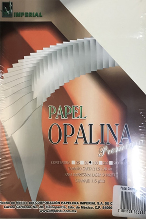 PAPEL OPALINA T/C LINO CRE.100H IMPERIAL