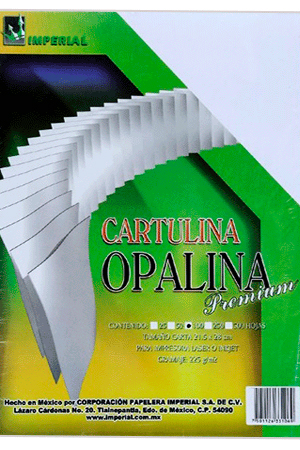 PAPEL OPALINA T/C BLANCO 100H   IMPERIAL