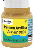 PINTURA ACRILICA  37ML ORO VJO M.BARRILI