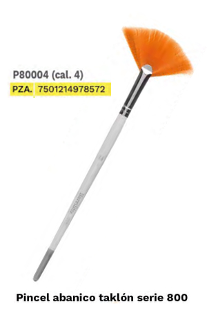 PINCEL DE MADERA PLANO # 4 P80004 BARRIL