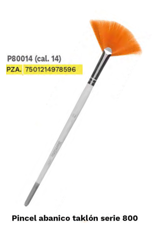 PINCEL DE MADERA PLANO #14 P80014 BARRIL