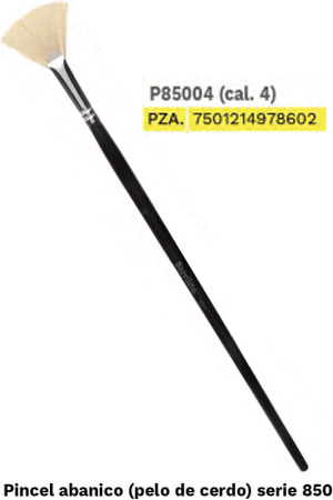 PINCEL DE MADERA PLANO # 4 P85004 BARRIL