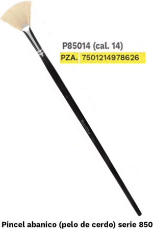 PINCEL DE MADERA PLANO #14 P85014 BARRIL