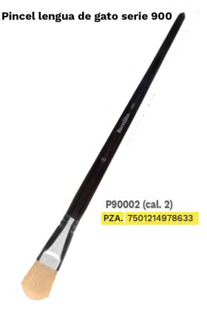 PINCEL DE MADERA PLANO # 2 P90002 BARRIL
