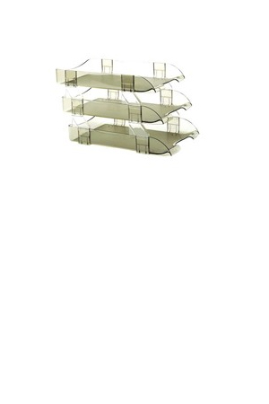 Z PAPELERA PLAST. T/C BCA ACRILICO HERLI 289502 TRANSPARENTE
