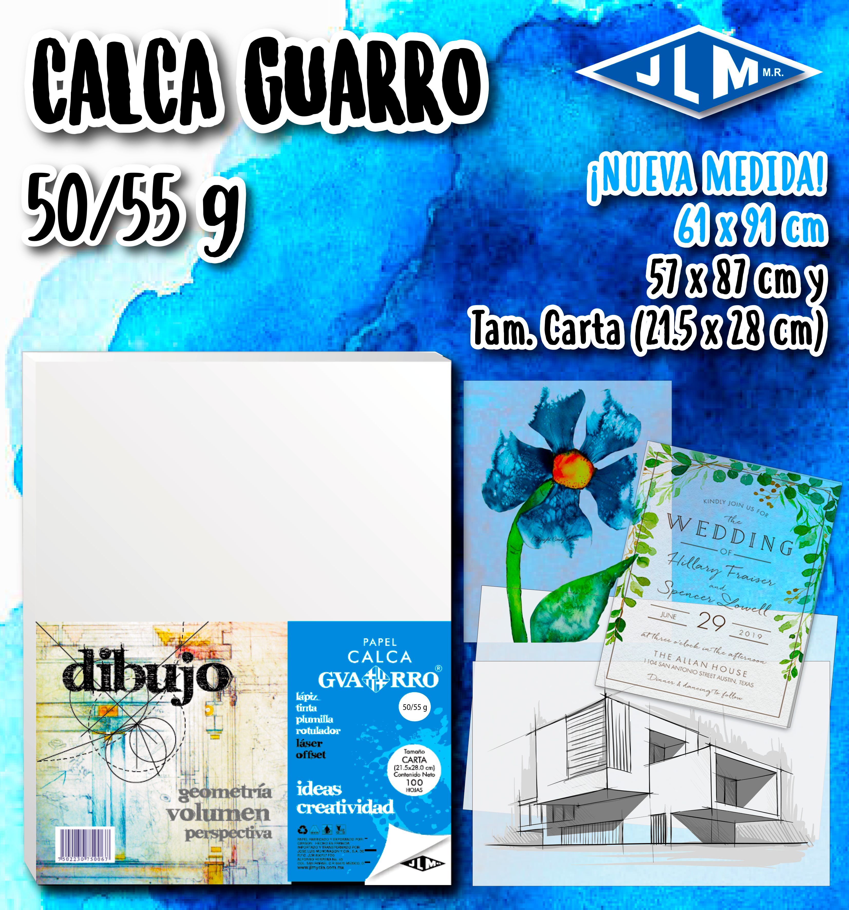 BLOCK ALBANENE CTA   50/55G 25H   GUARRO 750005 1000 JLM