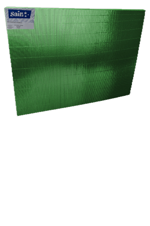 PAPEL CORRUGADO EXT.MET.VERDE C/10