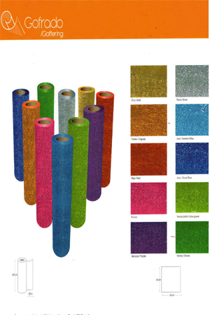 ROLLO PAPEL MET.GOFRADO 65X25 MORADO GLM