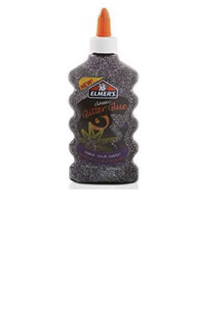 PEGAMENTO C/GLITTER BLACK  177ML ELMER'S